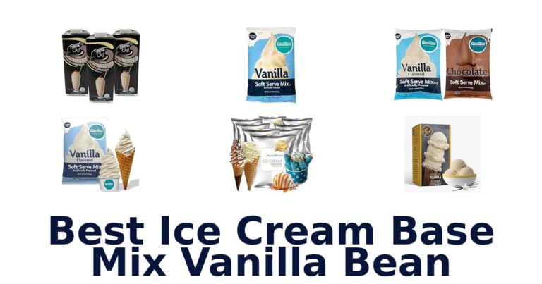 Best Ice Cream Base Mix Vanilla Bean