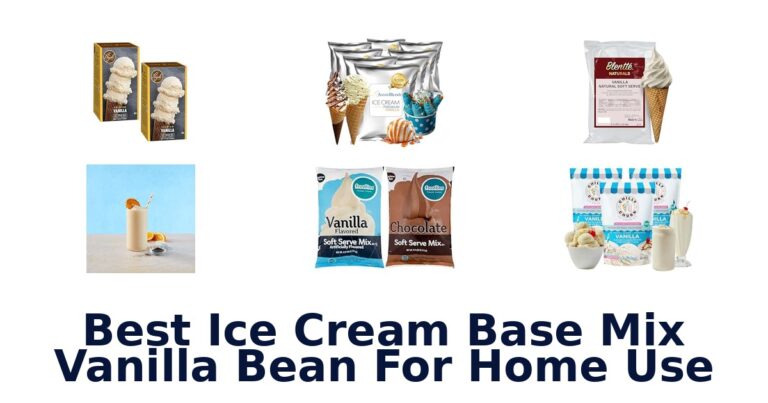 Best Ice Cream Base Mix Vanilla Bean For Home Use
