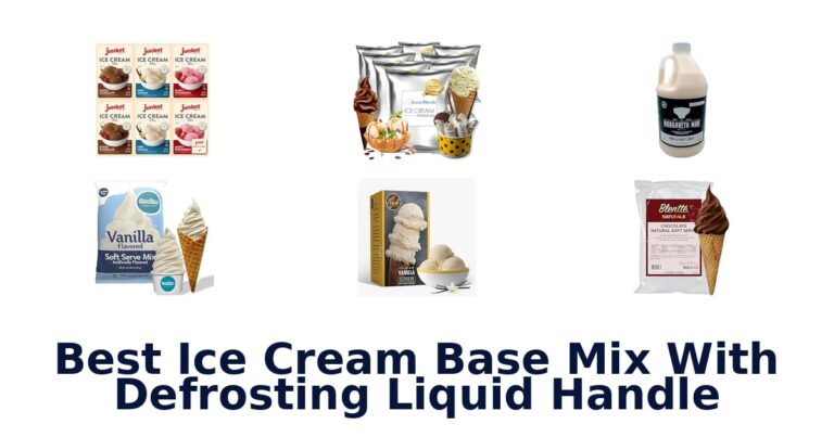 Best Ice Cream Base Mix With Defrosting Liquid Handle