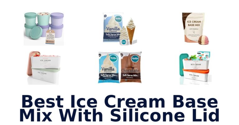 Best Ice Cream Base Mix With Silicone Lid