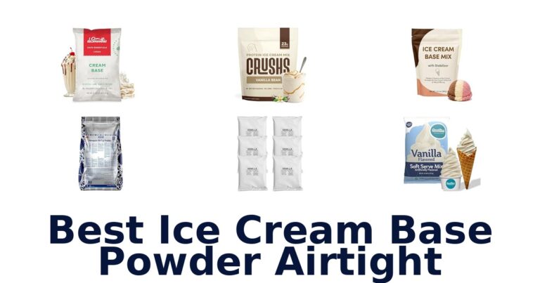 Best Ice Cream Base Powder Airtight