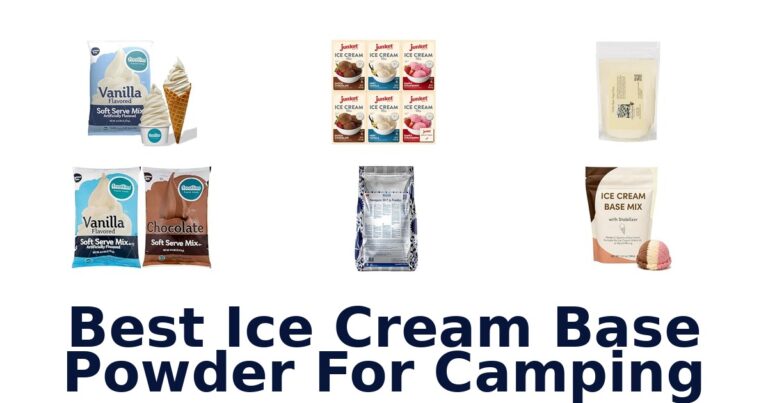 Best Ice Cream Base Powder For Camping Best Ice Cream Base Powder For Camping