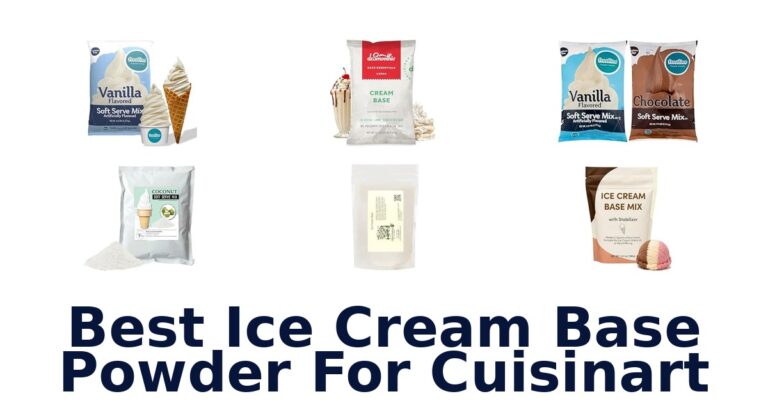 Best Ice Cream Base Powder For Cuisinart