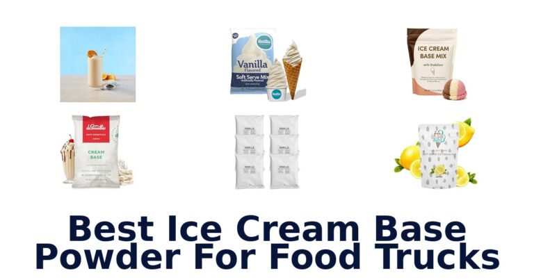 Best Ice Cream Base Powder For Food Trucks Best Ice Cream Base Powder For Food Trucks