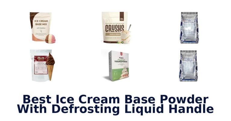 Best Ice Cream Base Powder With Defrosting Liquid Handle