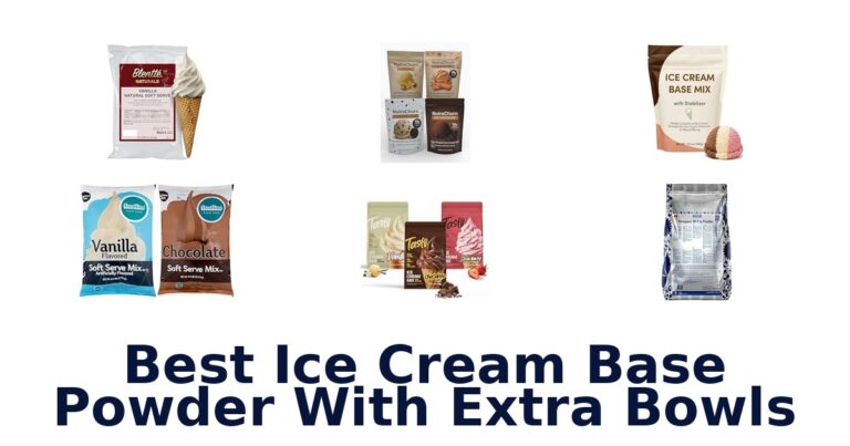 Best Ice Cream Base Powder With Extra Bowls Best Ice Cream Base Powder With Extra Bowls