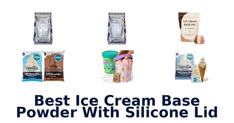 Best Ice Cream Base Powder With Silicone Lid