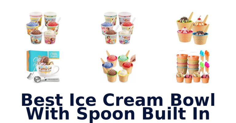 Best Ice Cream Bowl With Spoon Built In