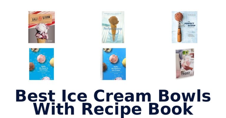 Best Ice Cream Bowls With Recipe Book