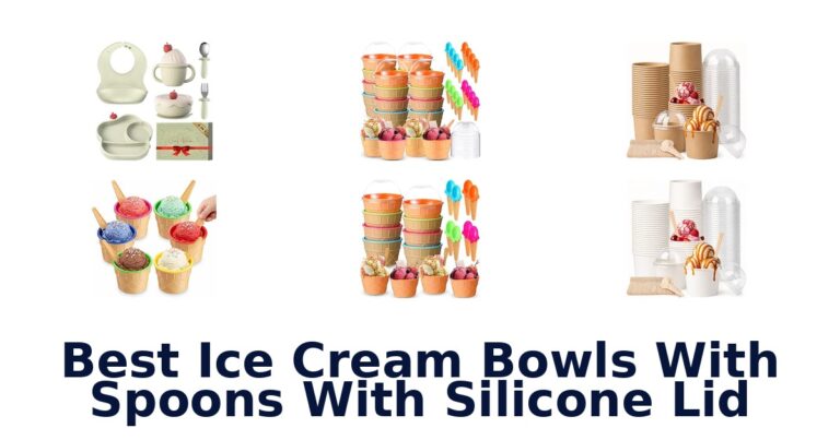Best Ice Cream Bowls With Spoons With Silicone Lid