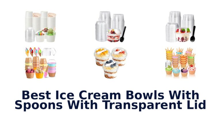Best Ice Cream Bowls With Spoons With Transparent Lid Best Ice Cream Bowls With Spoons With Transparent Lid