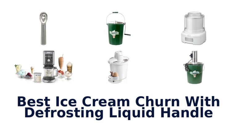 Best Ice Cream Churn With Defrosting Liquid Handle