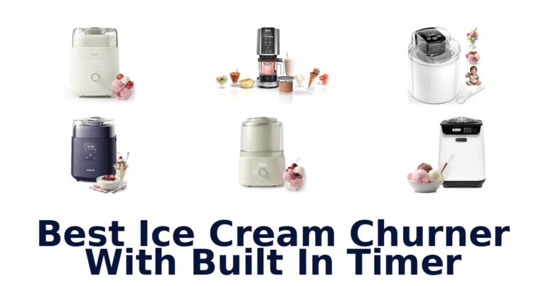 Best Ice Cream Churner With Built In Timer