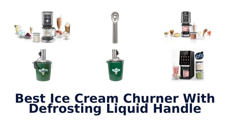 Best Ice Cream Churner With Defrosting Liquid Handle