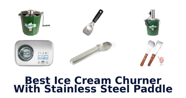 Best Ice Cream Churner With Stainless Steel Paddle Best Ice Cream Churner With Stainless Steel Paddle