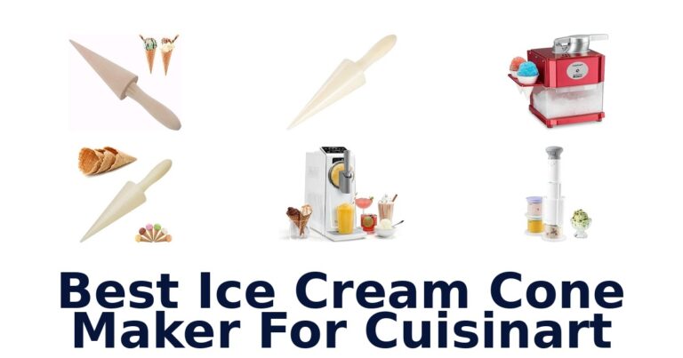 Best Ice Cream Cone Maker For Cuisinart