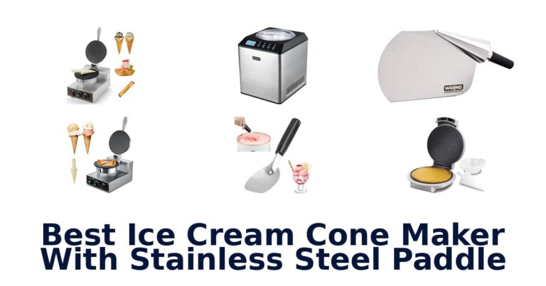 Best Ice Cream Cone Maker With Stainless Steel Paddle
