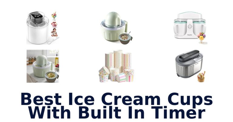 Best Ice Cream Cups With Built In Timer