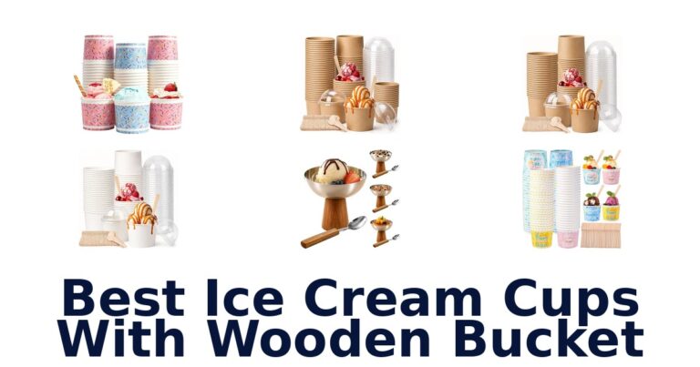Best Ice Cream Cups With Wooden Bucket