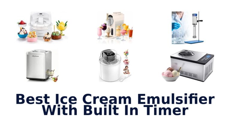 Best Ice Cream Emulsifier With Built In Timer Best Ice Cream Emulsifier With Built In Timer