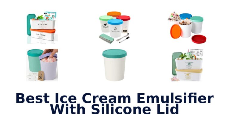 Best Ice Cream Emulsifier With Silicone Lid