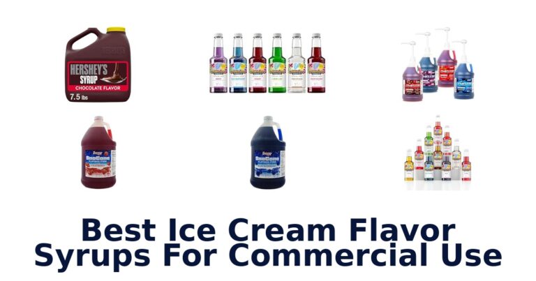 Best Ice Cream Flavor Syrups For Commercial Use