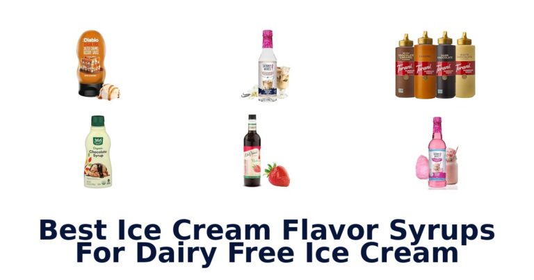 Best Ice Cream Flavor Syrups For Dairy Free Ice Cream