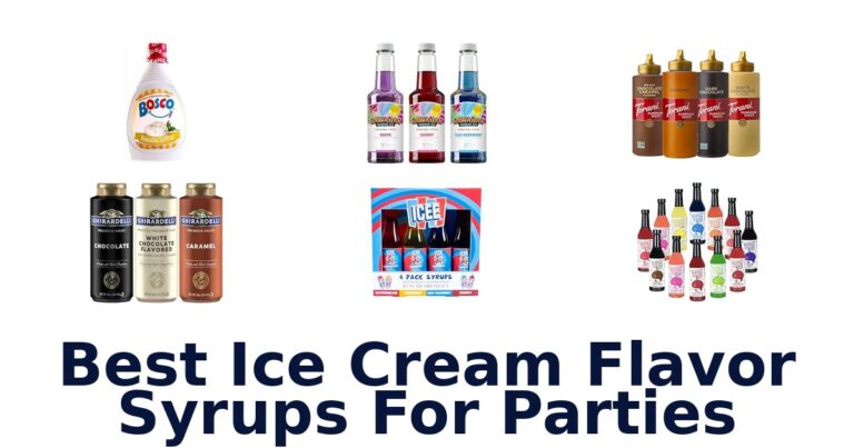 Best Ice Cream Flavor Syrups For Parties