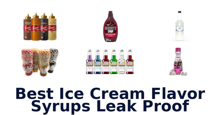 Best Ice Cream Flavor Syrups Leak Proof