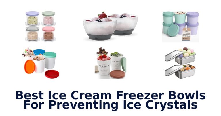 Best Ice Cream Freezer Bowls For Preventing Ice Crystals