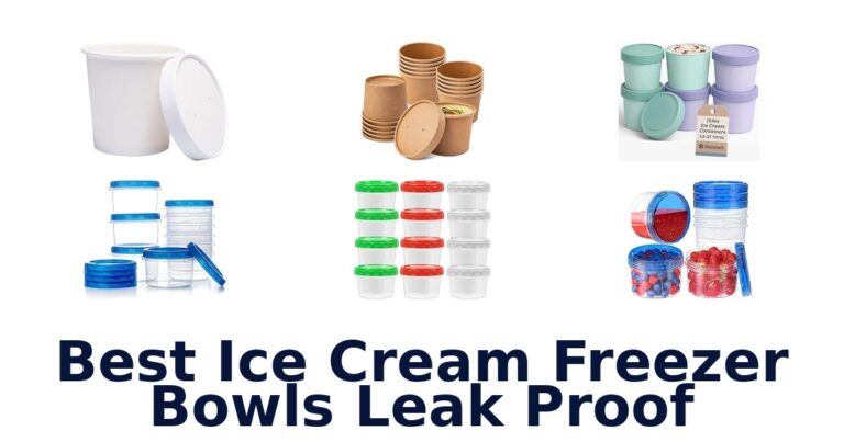 Best Ice Cream Freezer Bowls Leak Proof