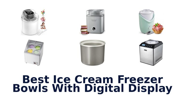 Best Ice Cream Freezer Bowls With Digital Display Best Ice Cream Freezer Bowls With Digital Display