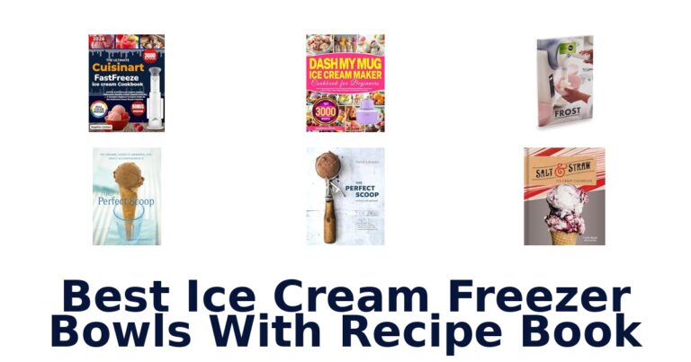 Best Ice Cream Freezer Bowls With Recipe Book