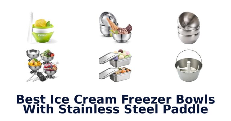 Best Ice Cream Freezer Bowls With Stainless Steel Paddle Best Ice Cream Freezer Bowls With Stainless Steel Paddle