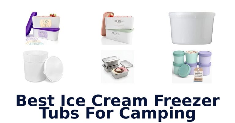 Best Ice Cream Freezer Tubs For Camping Best Ice Cream Freezer Tubs For Camping