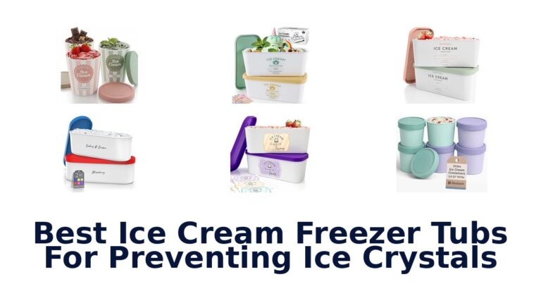 Best Ice Cream Freezer Tubs For Preventing Ice Crystals