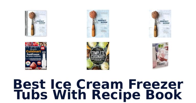 Best Ice Cream Freezer Tubs With Recipe Book