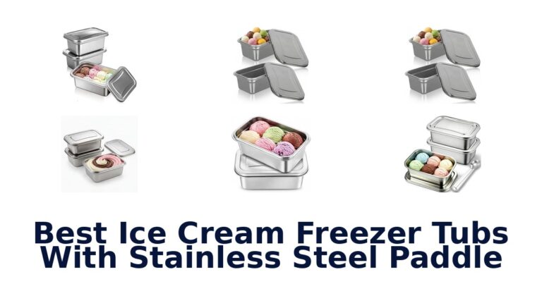 Best Ice Cream Freezer Tubs With Stainless Steel Paddle