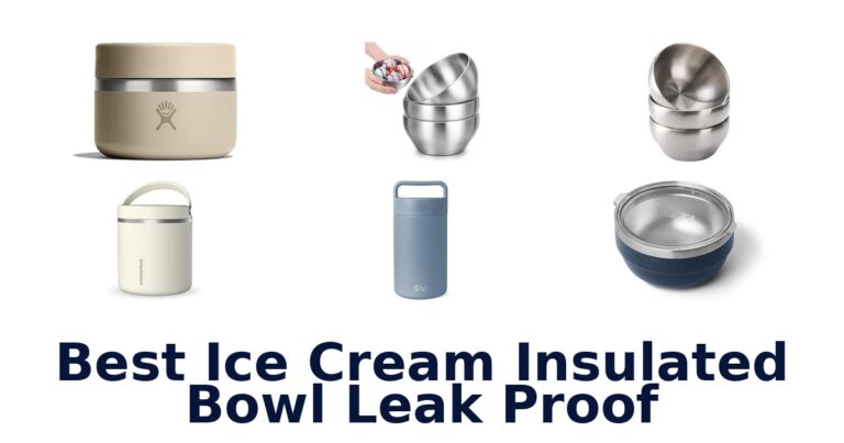 Best Ice Cream Insulated Bowl Leak Proof