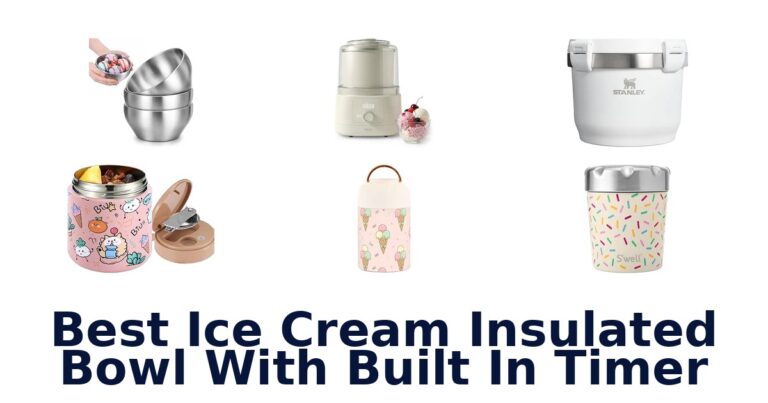 Best Ice Cream Insulated Bowl With Built In Timer