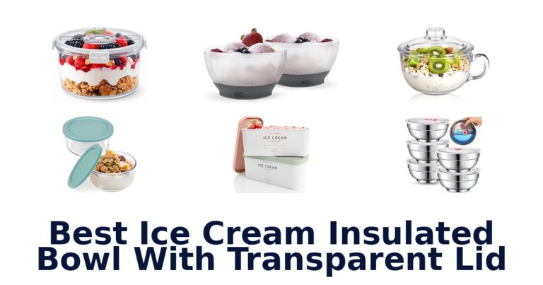 Best Ice Cream Insulated Bowl With Transparent Lid
