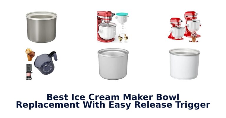 Best Ice Cream Maker Bowl Replacement With Easy Release Trigger