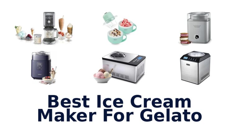 best ice cream maker for gelato