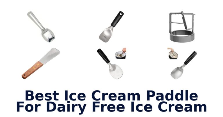 Best Ice Cream Paddle For Dairy Free Ice Cream