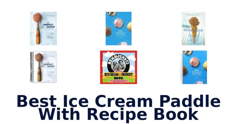 Best Ice Cream Paddle With Recipe Book