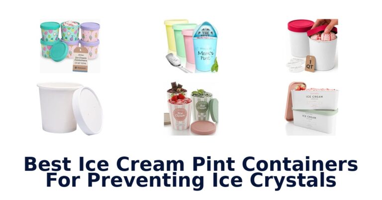 Best Ice Cream Pint Containers For Preventing Ice Crystals