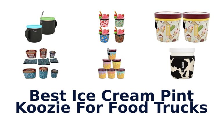 Best Ice Cream Pint Koozie For Food Trucks