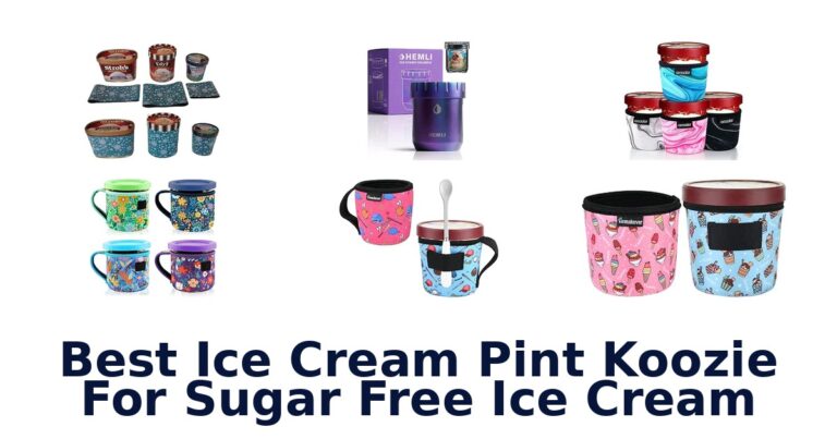 Best Ice Cream Pint Koozie For Sugar Free Ice Cream