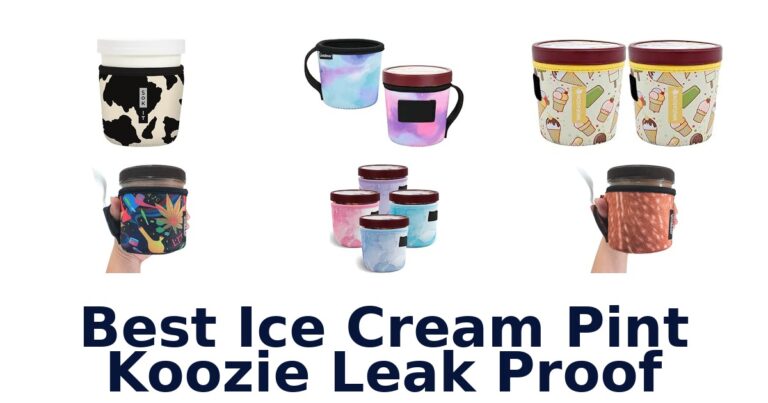 Best Ice Cream Pint Koozie Leak Proof