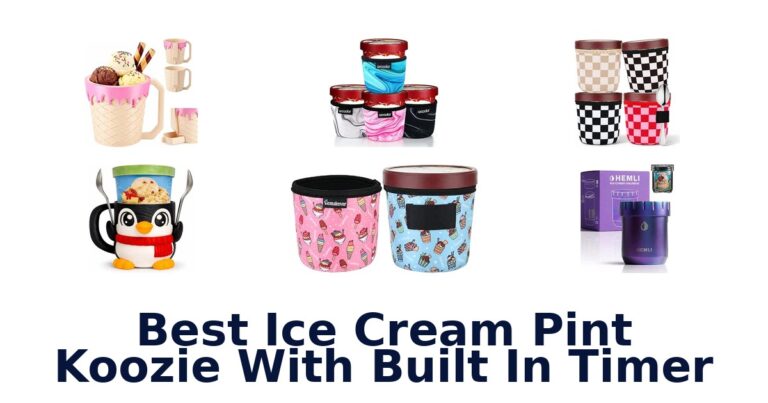Best Ice Cream Pint Koozie With Built In Timer